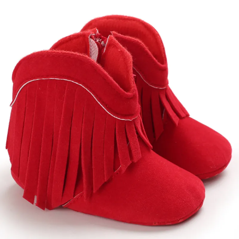 Mini Fashion™ - Sejt Look - Cowboystøvler til piger Outlet