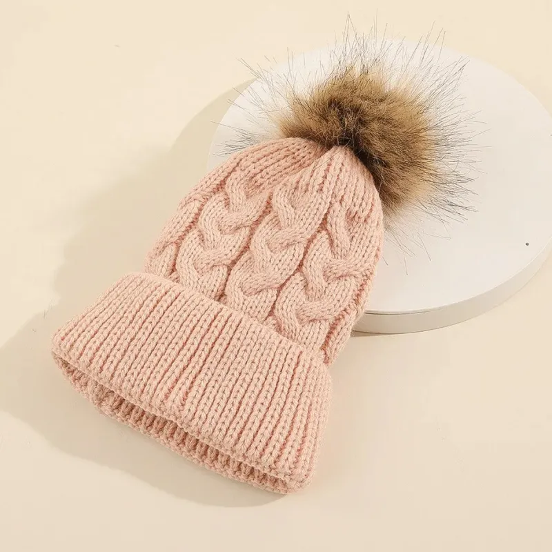 Mini Fashion™ - Skræddersyet Tekst - Hue med pompon Best
