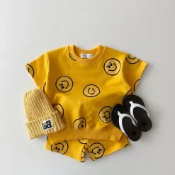 Mini Fashion™ - Smiley-børnetøj -Sommersæt til børn Clearance