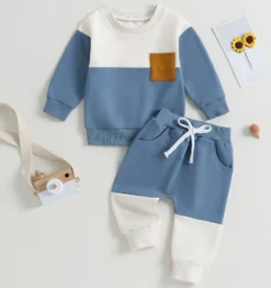 Peuter Trainingspak Katoen Mini Fashion™ - Træningsdragt i bomuld til småbørn Discount