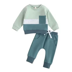 Peuter Trainingspak Katoen Mini Fashion™ - Træningsdragt i bomuld til småbørn Discount