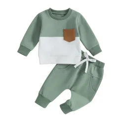 Peuter Trainingspak Katoen Mini Fashion™ - Træningsdragt i bomuld til småbørn Discount