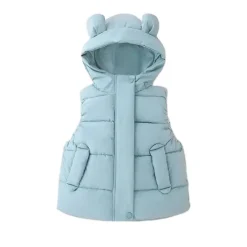 Mini Fashion™ - Varm & Trendy - Vest med Hætte Fashion