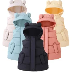 Mini Fashion™ - Varm & Trendy - Vest med Hætte Fashion