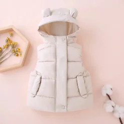 Mini Fashion™ - Varm & Trendy - Vest med Hætte Fashion