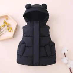 Mini Fashion™ - Varm & Trendy - Vest med Hætte Fashion