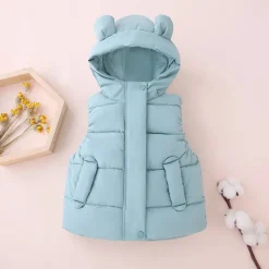 Mini Fashion™ - Varm & Trendy - Vest med Hætte Fashion