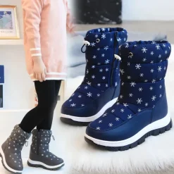 Mini Fashion™ - Varme og Vandtætte - Snestøvler til Piger Best