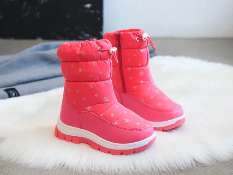 Mini Fashion™ - Varme og Vandtætte - Snestøvler til Piger Best
