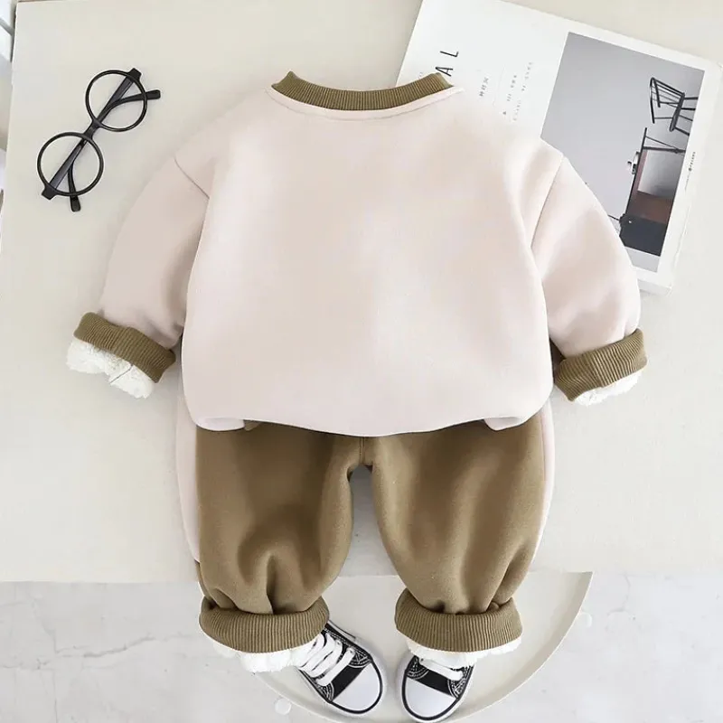 Mini Fashion™ - Varmt og Blødt - Efterårsjoggingsæt til Børn Sale
