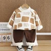 Mini Fashion™ - Varmt og stilfuldt - 2-delt fleecesæt Online