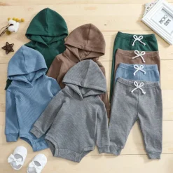 Mini Fashion™ - Varmt og stilfuldt - varmt sæt til babyer New