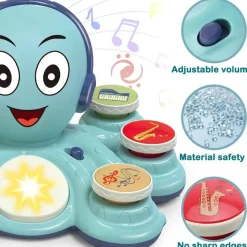 Musical Octo™ - Blæksprutte Musikfest - Musiklegetøj Sale