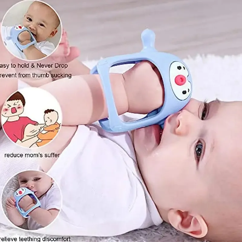 Penguin Teether™ - Beroligende for gummerne - Bidering i silikone Sale