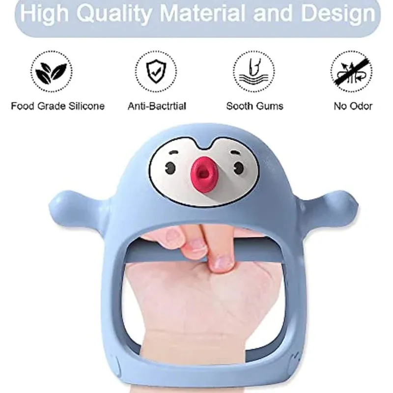 Penguin Teether™ - Beroligende for gummerne - Bidering i silikone Sale