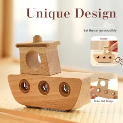 Woods™ – Bådsjov for Begyndere – Træbåd Fashion