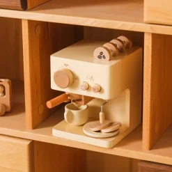 Woods™ - Den Kommende Barista - Espressomaskine-sæt i træ Discount