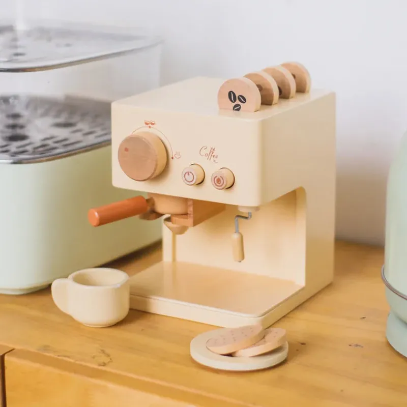 Woods™ - Den Kommende Barista - Espressomaskine-sæt i træ Discount