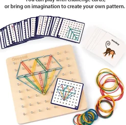 Woods™ | Find forbindelserne - Geometrisk bræt Discount