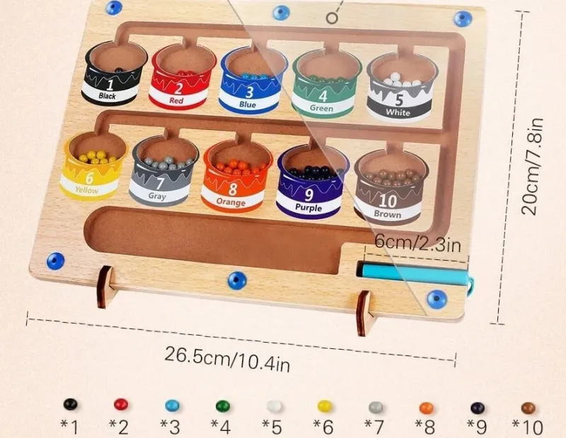 Woods™ - Labyrint-eventyr med magneter - Magnetisk sorteringstavle Sale