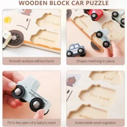 Woods™ – Puslespilseventyr - Bilpuslespil i træ Outlet