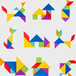 Woods™ - Tilskynd til logisk tænkning - Tangram-puslespil i træ Hot