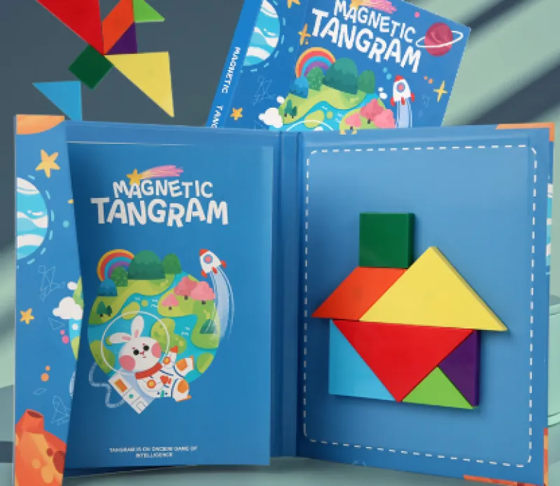 Woods™ - Tilskynd til logisk tænkning - Tangram-puslespil i træ Hot