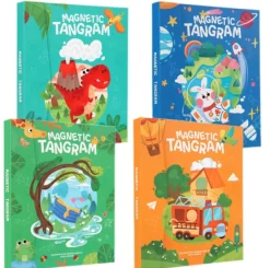 Woods™ - Tilskynd til logisk tænkning - Tangram-puslespil i træ Hot