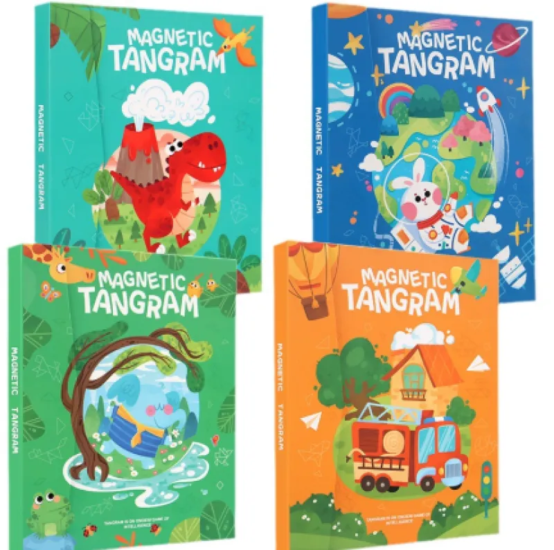 Woods™ - Tilskynd til logisk tænkning - Tangram-puslespil i træ Hot