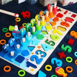 Woods™ | Udvikle færdigheder - Montessori træspilbræt New