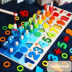 Woods™ | Udvikle færdigheder - Montessori træspilbræt New