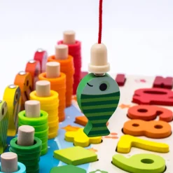 Woods™ | Udvikle færdigheder - Montessori træspilbræt New