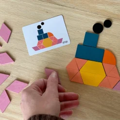 Woods™ | Udvikler kreativitet - Geometrisk puslespil Hot