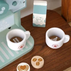 Woods™ - Veel Kook Plezier - Houten Kinder Koffie Speelset Best