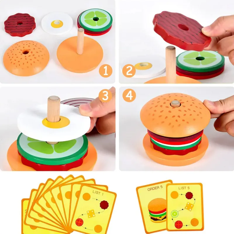 Woods™ - Velsmagende stabling - Sandwich-byggelegetøj Online